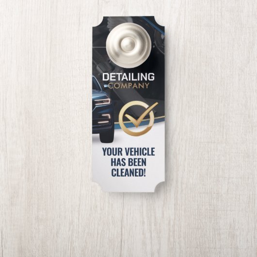 Auto Detailing Auto Reiniging Services Window Hang Deurhanger (Op knop)