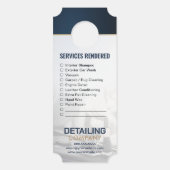 Auto Detailing Auto Reiniging Services Window Hang Deurhanger (Achterkant)