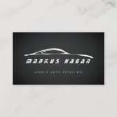 AUTO DETAILING, AUTO REPARATIE VISITEKAARTJE (Voorkant)