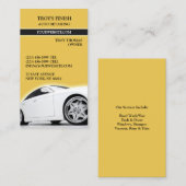 Auto Detailing Auto Visitekaartje (Voorkant / Achterkant)