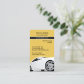 Auto Detailing Auto Visitekaartje (Staand voorkant)