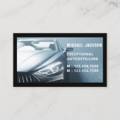 Auto Detailing Auto Wassen Automobiel Modern Visitekaartje (Voorkant)