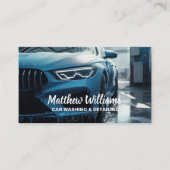 Auto Detailing Auto Wassen Visitekaartje (Voorkant)