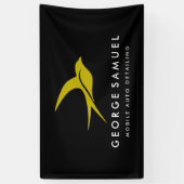 Auto Detailing | Autoreparatiebedrijf Flying Bird  Spandoek (Verticaal)