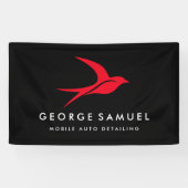 Auto Detailing | Autoreparatiebedrijf Flying Bird- Spandoek (Horizontaal)