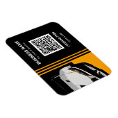 Auto-detailing & Autowas QR-code Magneet (Rechterzijde)