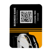 Auto-detailing & Autowas QR-code Magneet (Verticaal)
