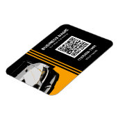 Auto-detailing & Autowas QR-code Magneet (Linkerzijde)