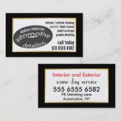 Auto Detailing Budget Waarde Kleurrijke Fab New Cu Visitekaartje (Voorkant / Achterkant)