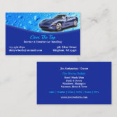 Auto Detailing Business Card Template Visitekaartje (Voorkant / Achterkant)