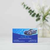 Auto Detailing Business Card Template Visitekaartje (Staand voorkant)