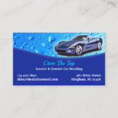 Auto Detailing Business Card Template Visitekaartje (Voorkant)