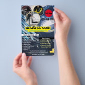 Auto Detailing Business Window Cling Flyer (Hand)
