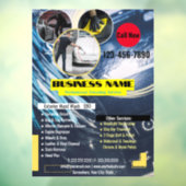 Auto Detailing Business Window Cling Raamsticker (Vel 3)