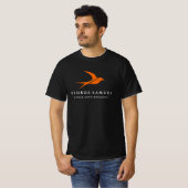 Auto Detailing | Car Repair Shop Flying Bird Logo T-shirt (Voorkant volledig)