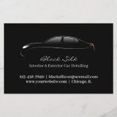 Auto Detailing Car Wash Flyer Sjabloon (Voorkant)