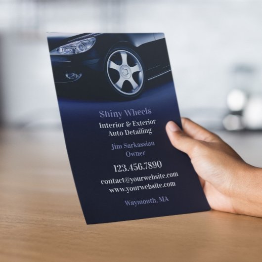 Auto Detailing Car Wash Flyer Sjabloon