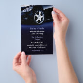 Auto Detailing Car Wash Flyer Sjabloon (Hand)