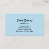 Auto Detailing Classic Sport Car Wash Visitekaartje (Achterkant)