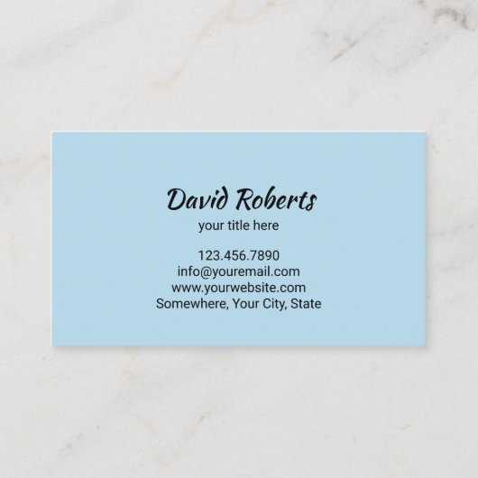 Auto Detailing Classic Sport Car Wash Visitekaartje (Achterkant)