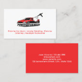 Auto Detailing Custom Logo Visitekaartje (Voorkant / Achterkant)