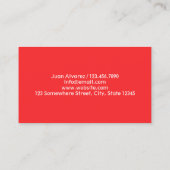 Auto Detailing Custom Logo Visitekaartje (Achterkant)