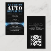 Auto Detailing en Auto Wassen Digitaal Visitekaart Visitekaartje (Voorkant / Achterkant)