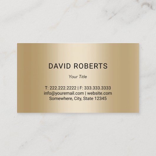 Auto Detailing Gold 5 sterren moderne auto reinigi Visitekaartje (Achterkant)