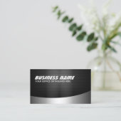 Auto Detailing Moderne Donker Metaal Automobiel Visitekaartje (Staand voorkant)