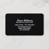 Auto Detailing Premium Visitekaartje (Achterkant)