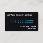 Auto Detailing Premium Visitekaartje (Achterkant)