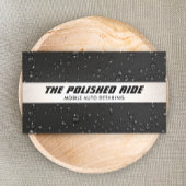 Auto Detailing Professionele Auto Wassen Water Dro Visitekaartje