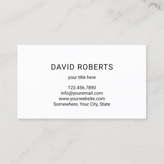 Auto Detailing Professionele Auto Wassen Zwart & R Visitekaartje (Achterkant)