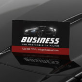 Auto Detailing Professionele Auto Wassen Zwart & R Visitekaartje