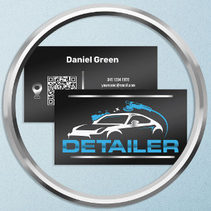 Auto Detailing QR Google Maps Visitekaartje