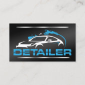 Auto Detailing QR Google Maps Visitekaartje (Voorkant)