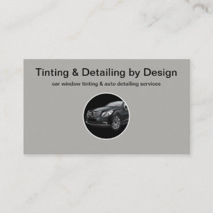 Auto Detailing Ramen Tinten Visitekaartje