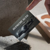 Auto Detailing, Reparatie, Auto Shop 3D Grijs Mode Visitekaartje