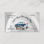 Auto Detailing Shop 3,5" x 2,0" Visitekaartje (Voorkant)