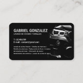 Auto Detailing Tweetalig Visitekaartje (Achterkant)