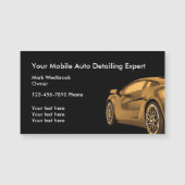 Auto Detailing Visitekaartje Magneten Sjabloon (Voorkant)