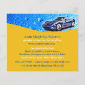 Auto-detailing Waterdruppels Flyer Sjabloon (Voorkant)