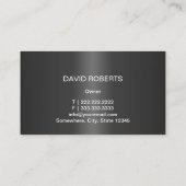 Auto-detailleert auto — zwart visitekaartje (Achterkant)