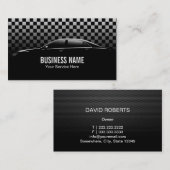 Auto-detailleert autoreparatie Modern Visitekaartje (Voorkant / Achterkant)