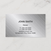 Auto-detailleert auto's met zwarte reparatie visitekaartje (Achterkant)