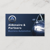 Auto-detailleert autowrakken Modern Blue Visitekaartje (Voorkant)