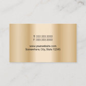 Auto-detailleert autowrakken Modern Gold Automotiv Visitekaartje (Achterkant)
