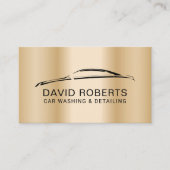 Auto-detailleert autowrakken Modern Gold Automotiv Visitekaartje (Voorkant)