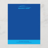 Auto-detailleert reparatie auto Modern Blue Automo Flyer (Achterkant)