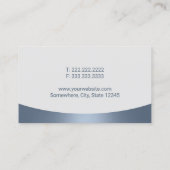 Auto-detailleert wasauto's Automobielblauw & zilve Visitekaartje (Achterkant)